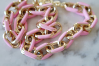 Enamel Paperclip Chain