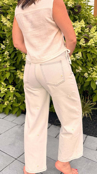 The Daisy Patch Jeans - Dear GigidenimS