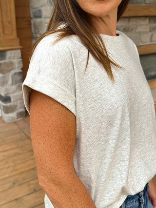 The Everyday Slub Tee –Grey