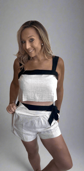 Paloma Linen Skort Set - Dear GigiS