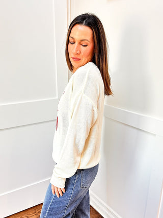 Ivory Lobster Sweater - Dear GigiivoryS