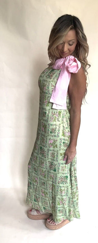 Emmie Floral One Shoulder Maxi Dress - Dear GigiS