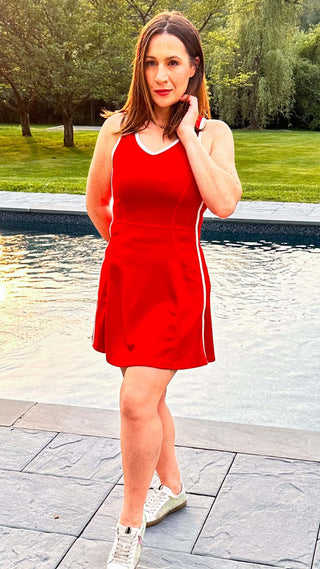 The Blair – Women’s AirKnit Active Dress with Shorts - Dear GigiNavyExtra small