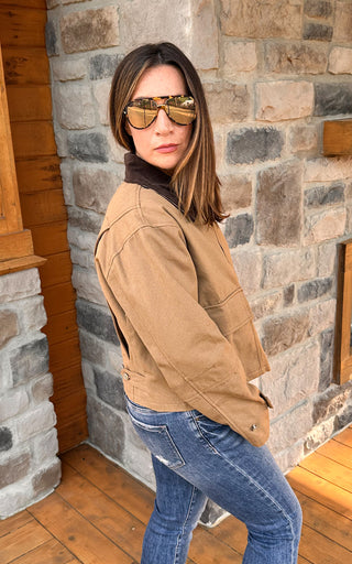 Hadley Camel Barn Jacket