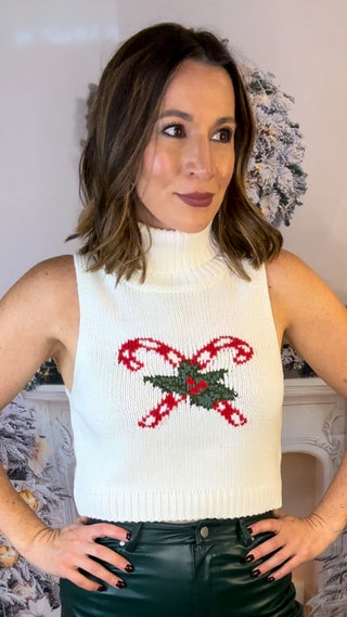 Candy Cane Sweater