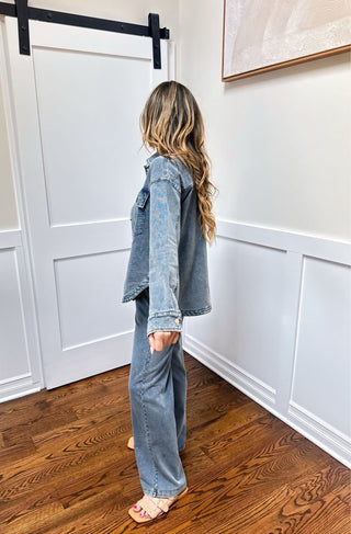 Coastal Drift Denim Set - Dear GigiS