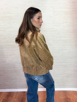 The Sutton Suede Jacket - Dear GigiXS