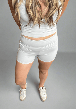 Jersey Knit Foldover Shorts - Dear GigiS