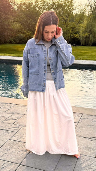 Drew Denim Jacket Top - Dear GigidenimSmall