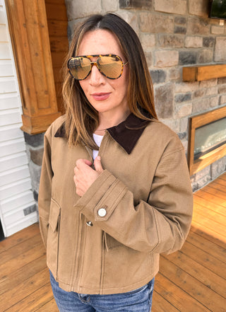 Hadley Camel Barn Jacket