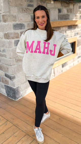 The MAHJ Varsity Sweatshirt - Dear GigiS/M