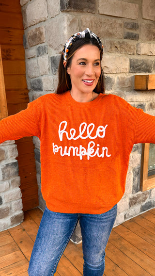 Hello Pumpkin Sweater
