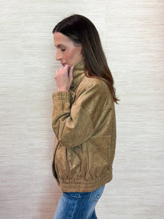 The Sutton Suede Jacket - Dear GigiXS