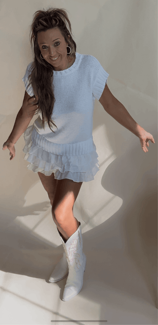 Ella Loose Fit Sweater Mini Dress - Dear GigiS