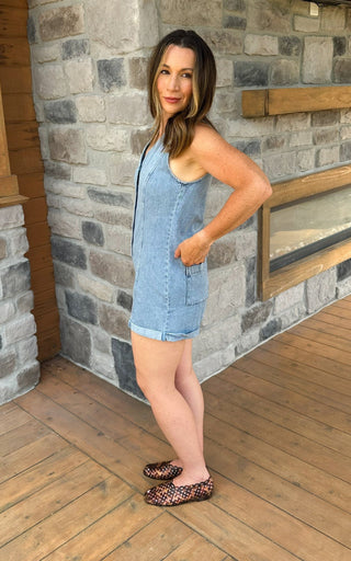Rowan Denim Romper - Dear GigiS