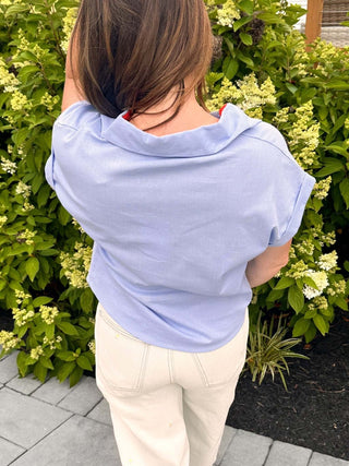 The Blair Polo Top - Dear GigiBlueS