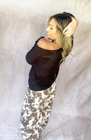 Jade Sweater – Green & Black Sheer Knit