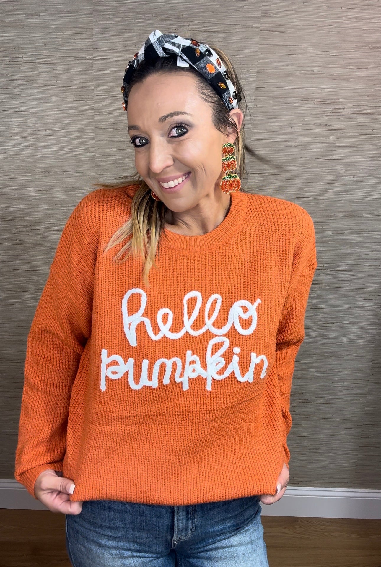 Hello Pumpkin Sweater