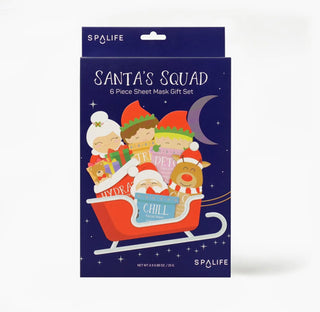 Santa's Squad 6 Piece Sheet Mask Gift Set