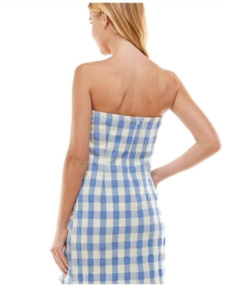 Strapless bow dress - Dear GigiS