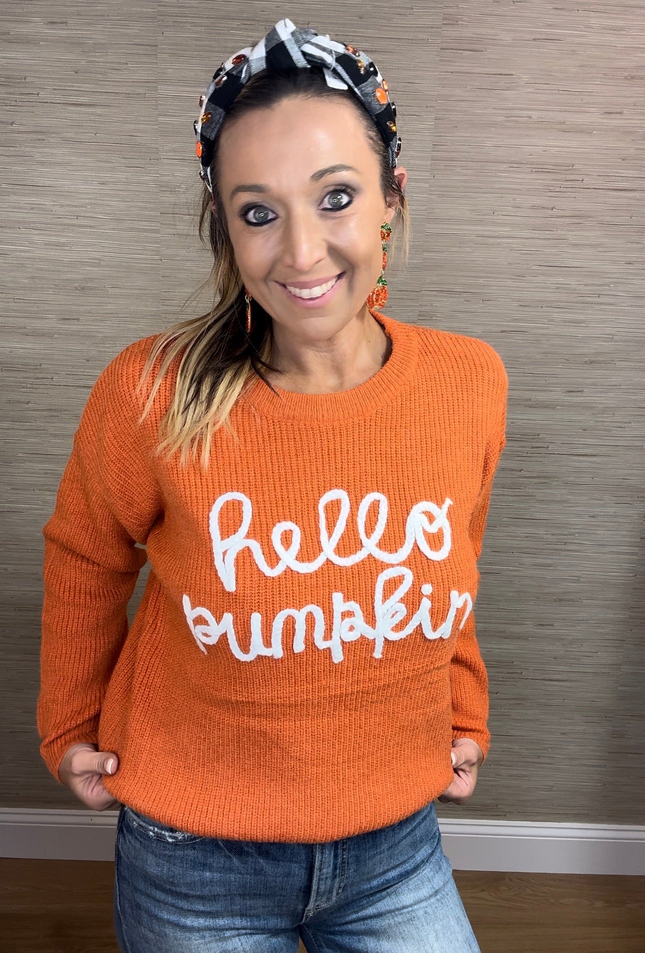 Hello Pumpkin Sweater