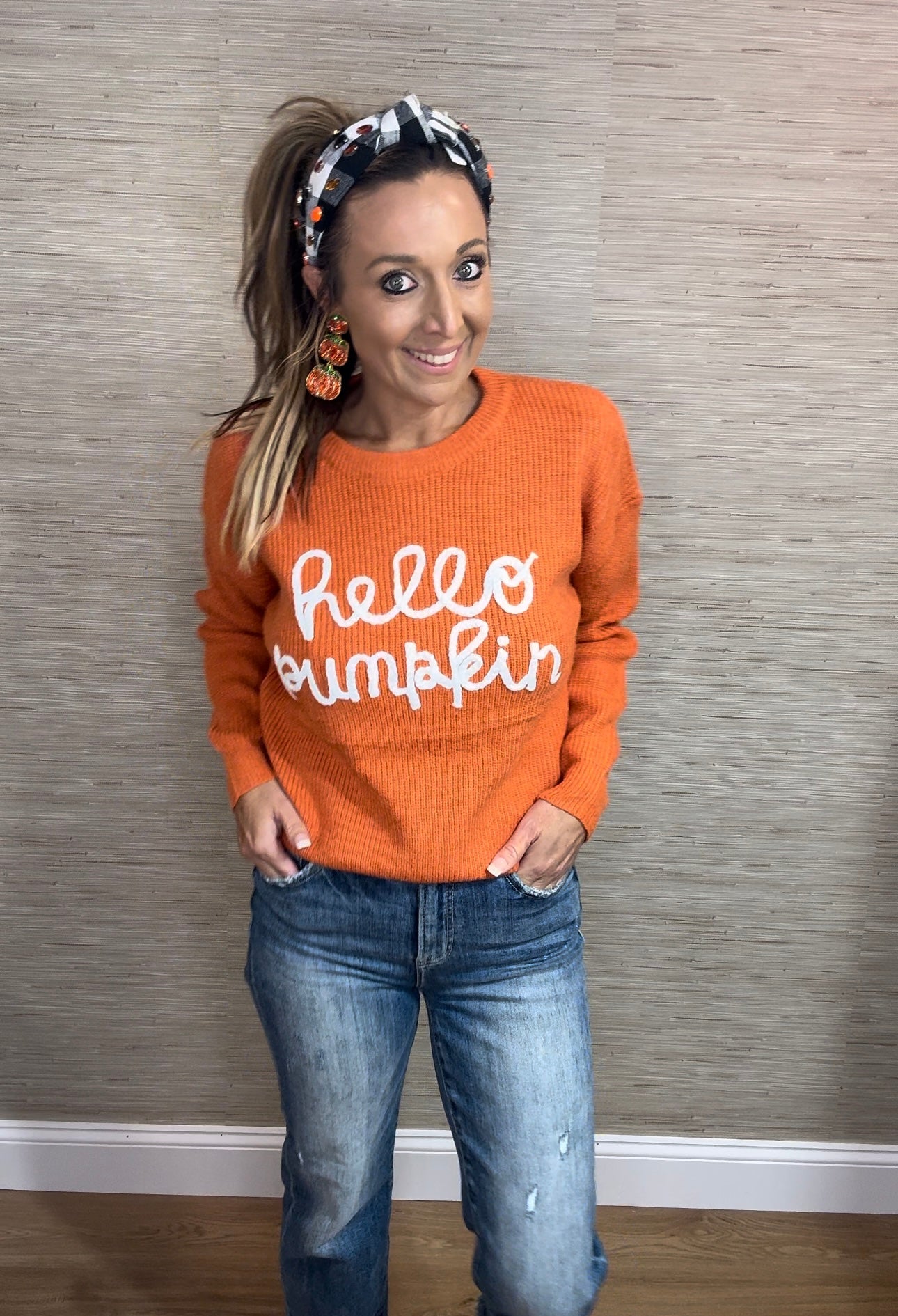 Hello Pumpkin Sweater