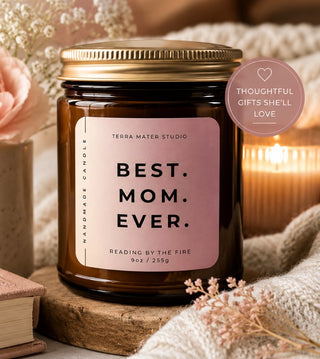 Best Mom Ever Candle – Reading by the Fire (9 oz)