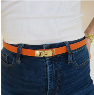 Latch Belt Deep Orange - Dear Gigi