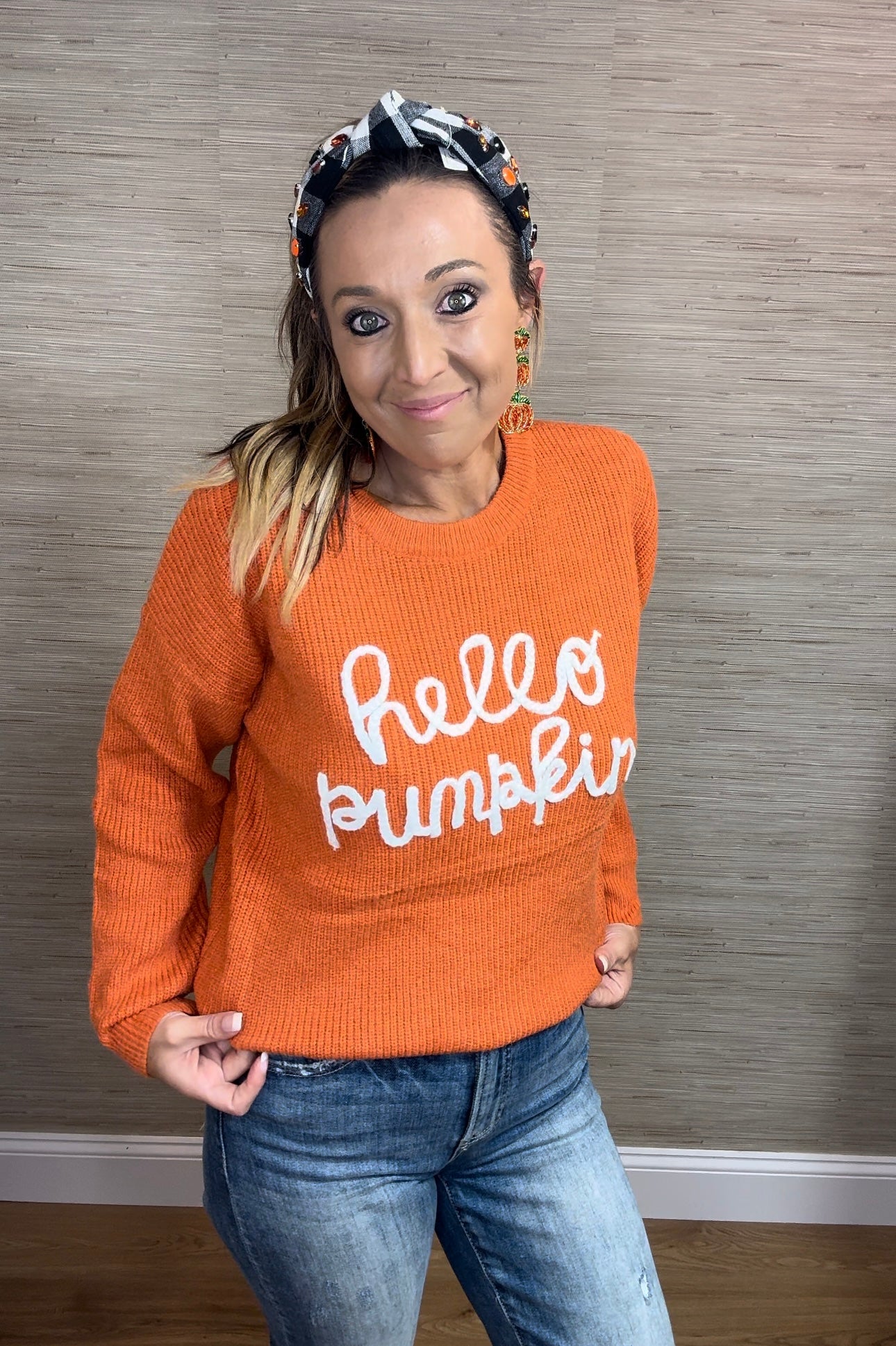 Hello Pumpkin Sweater