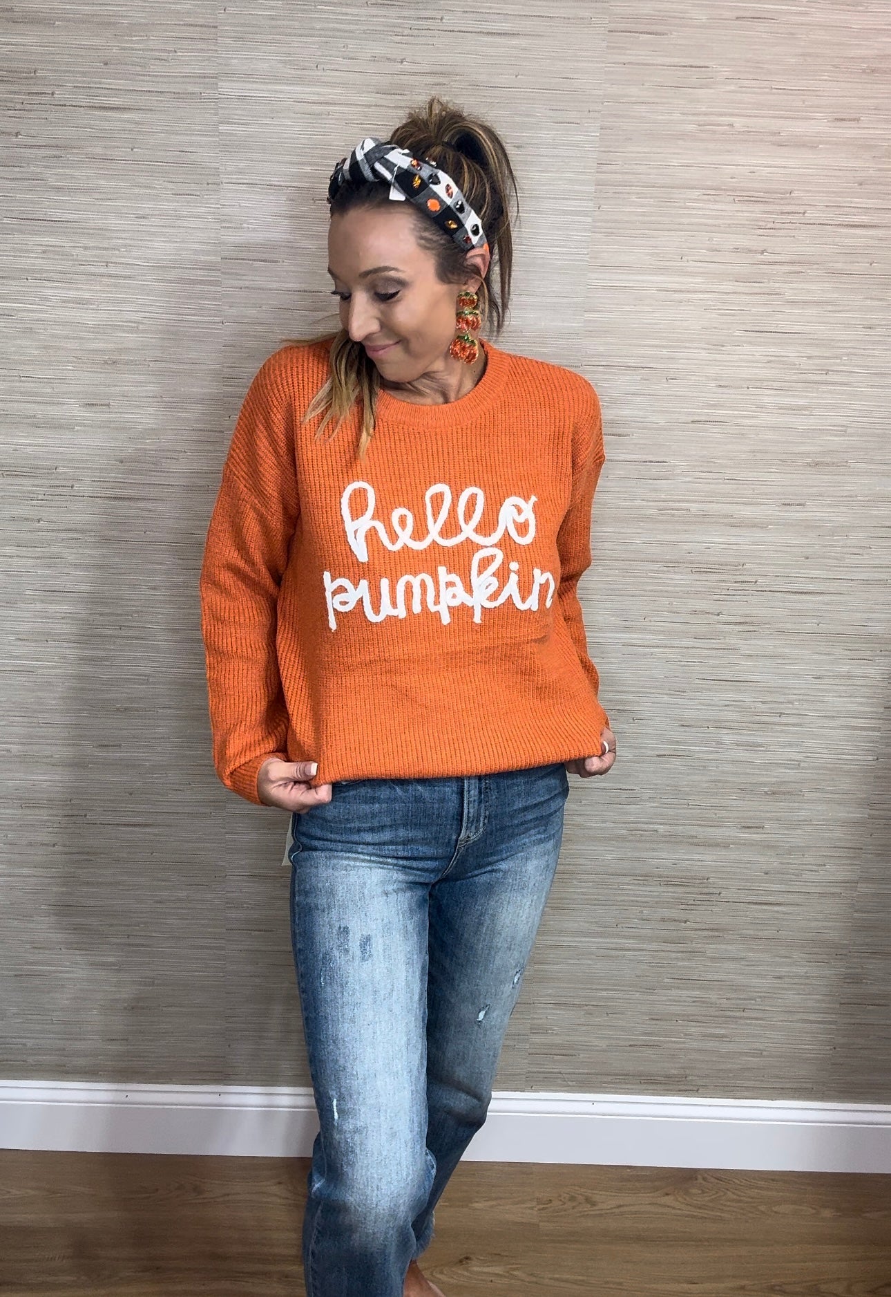 Hello Pumpkin Sweater