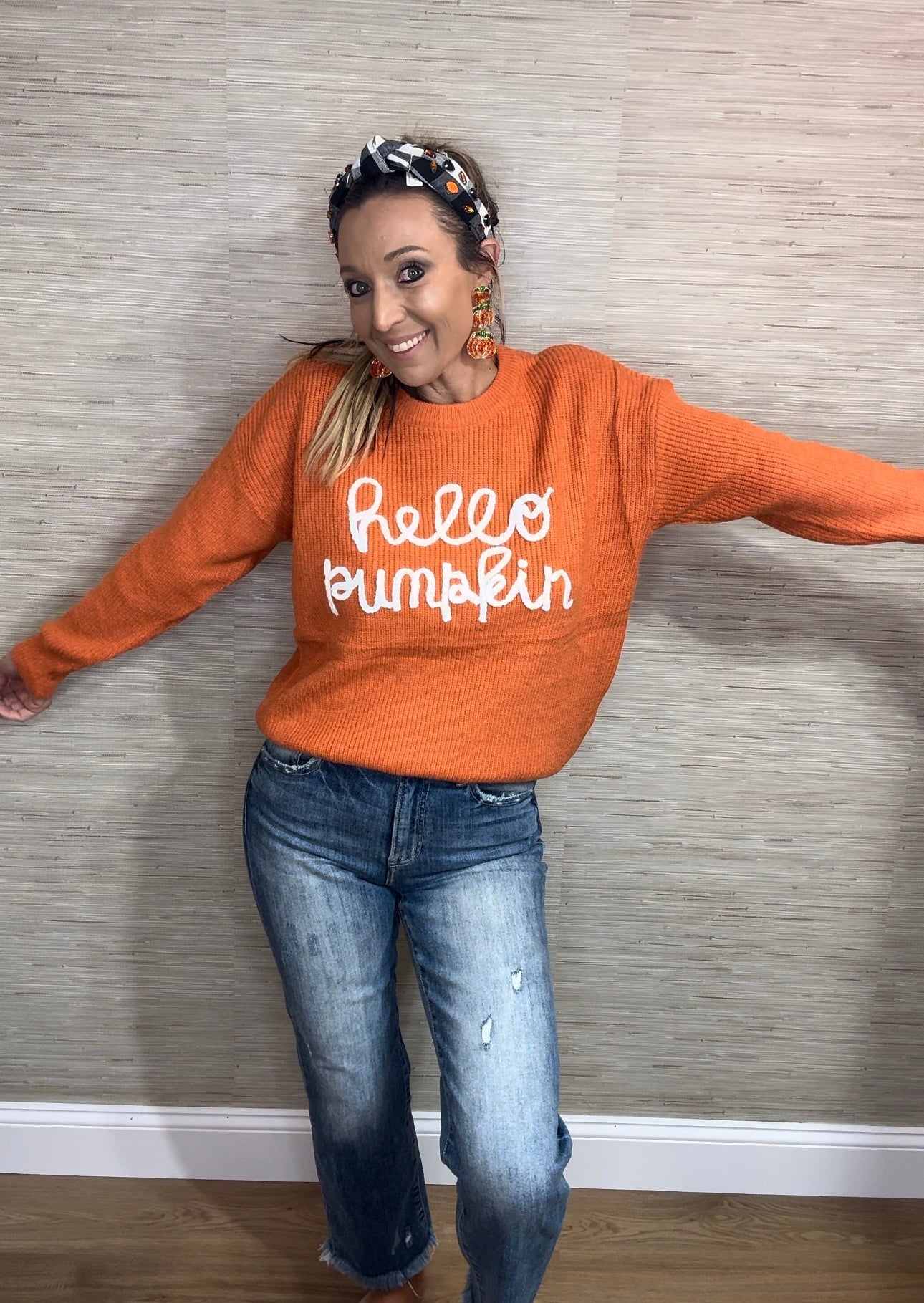 Hello Pumpkin Sweater