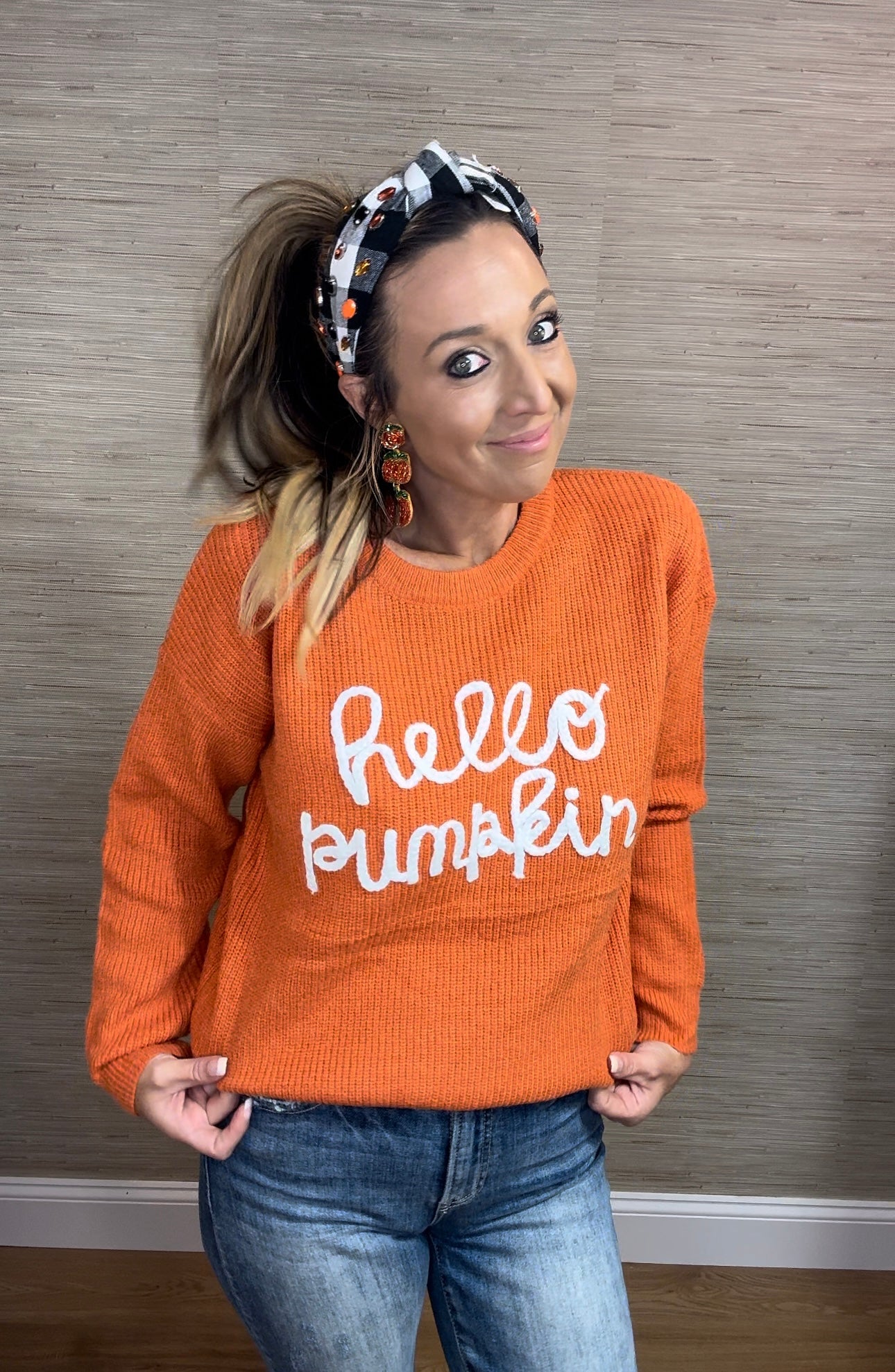 Hello Pumpkin Sweater