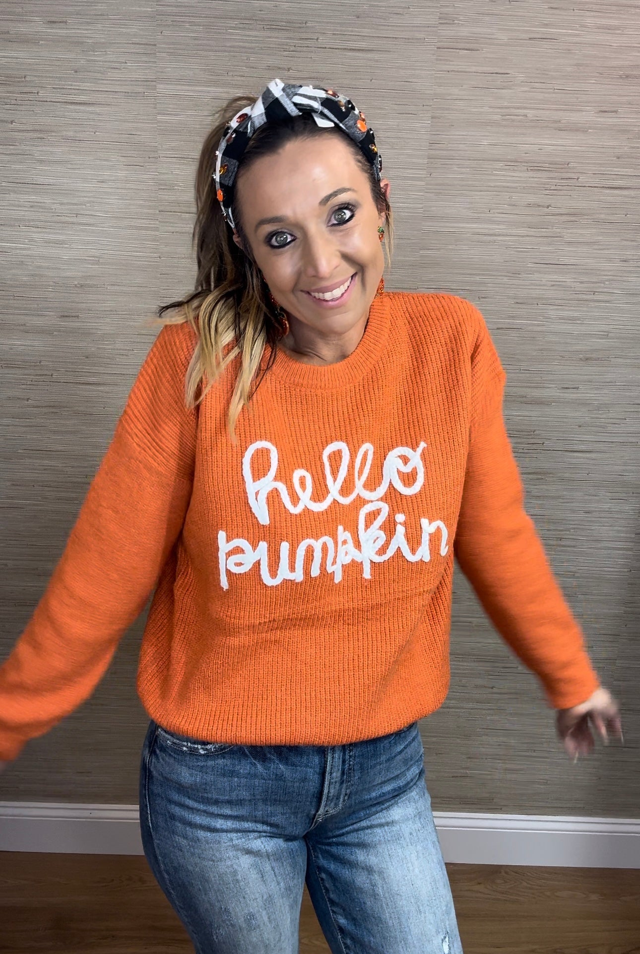 Hello Pumpkin Sweater