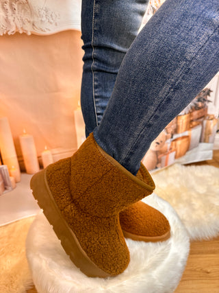 Platform Camel Boots