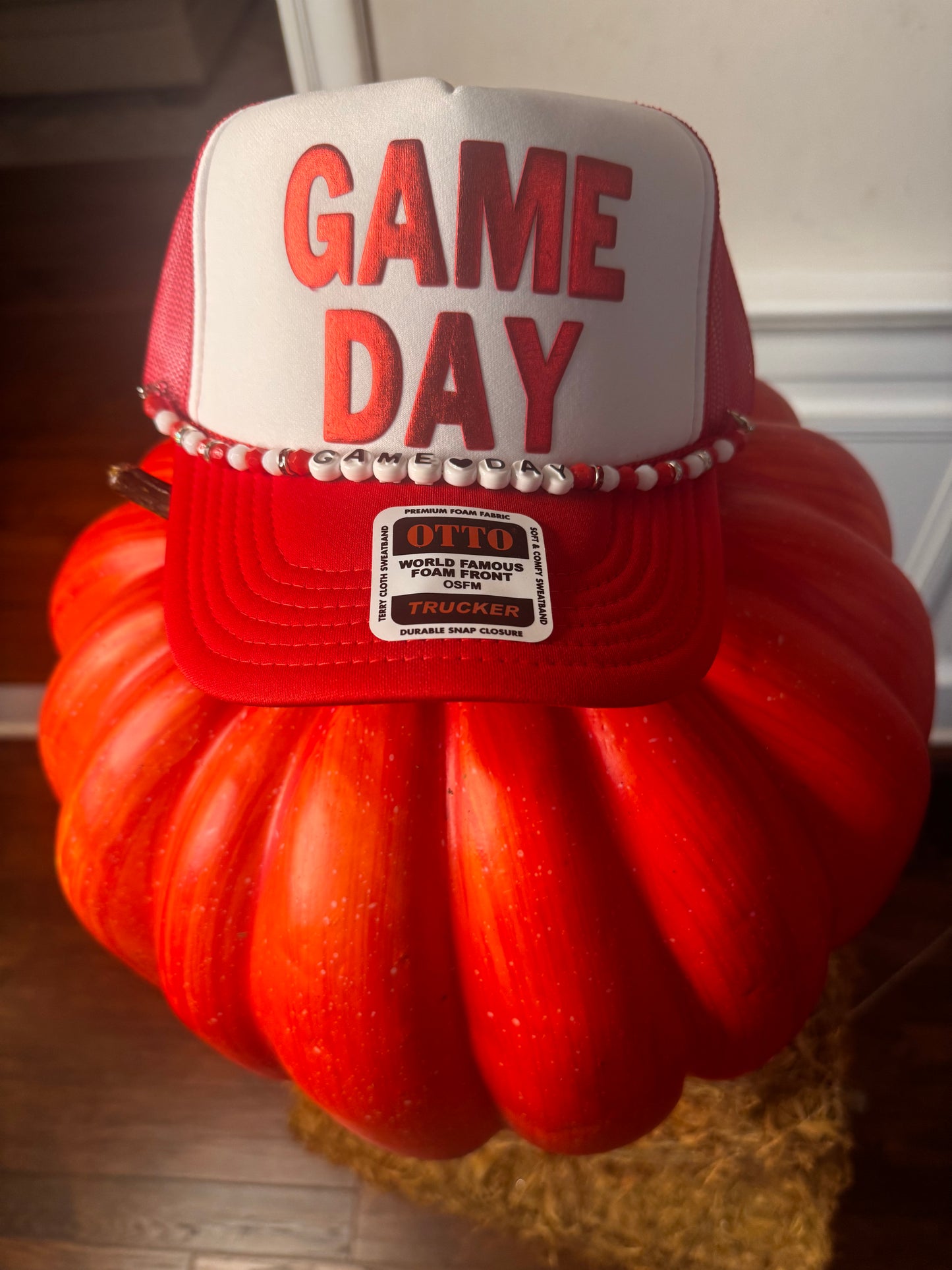 Game Day Trucker Hat with Hat Jewel