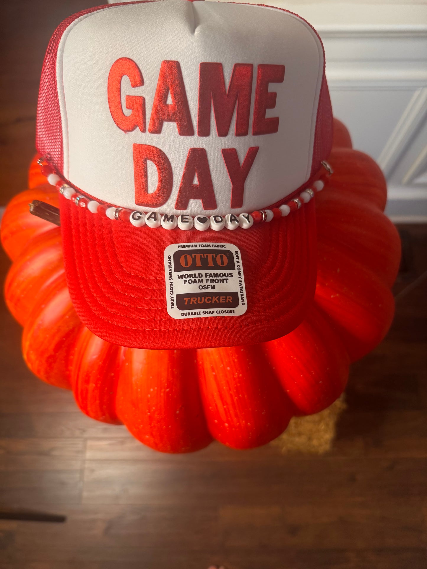 Game Day Trucker Hat with Hat Jewel