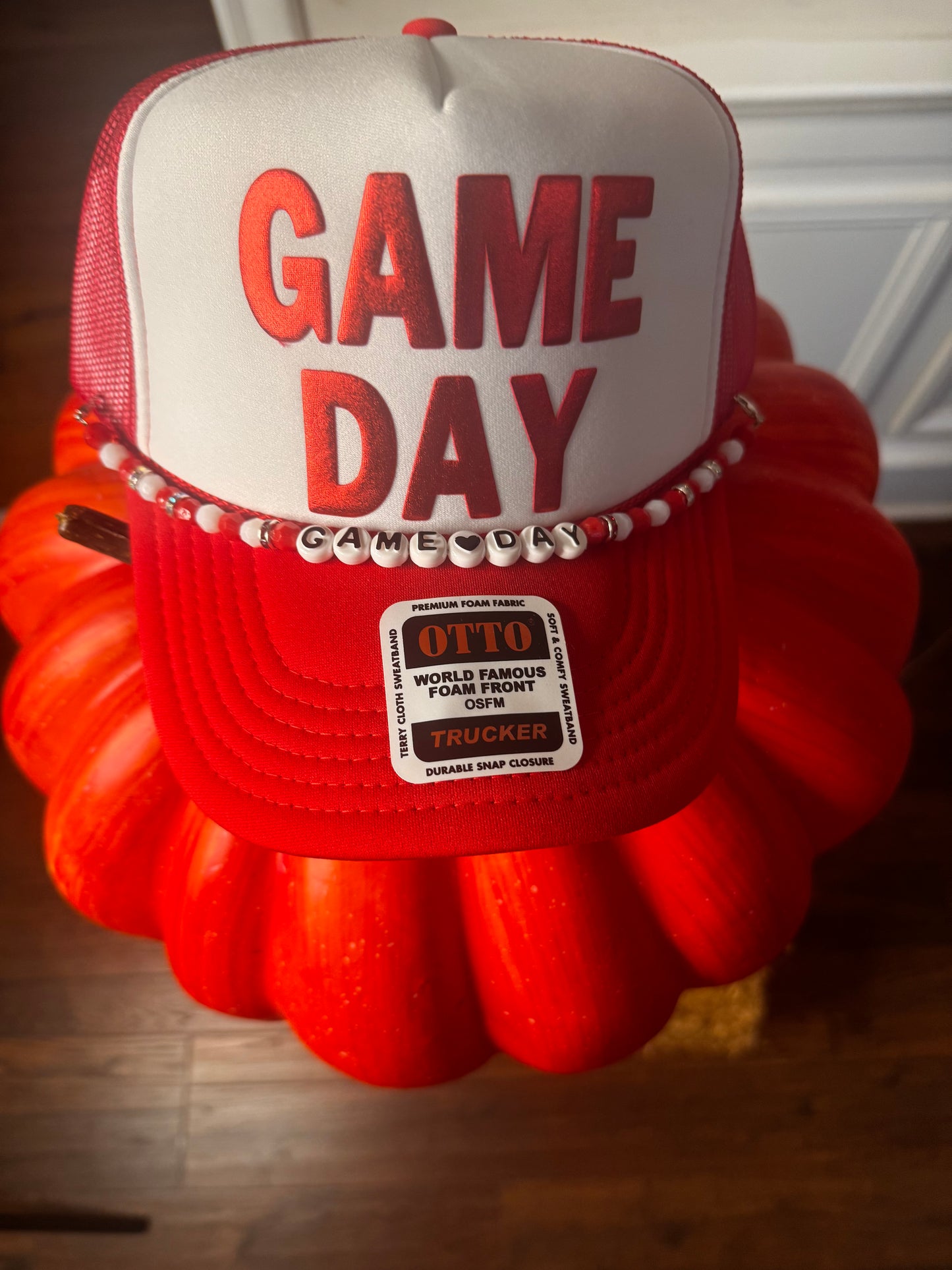 Game Day Trucker Hat with Hat Jewel