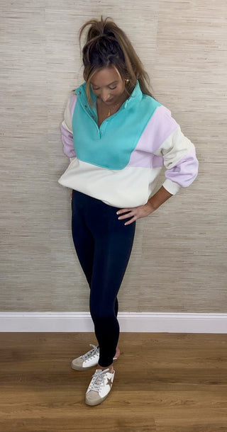 Glo Colorblock Pullover