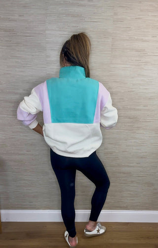 Glo Colorblock Pullover