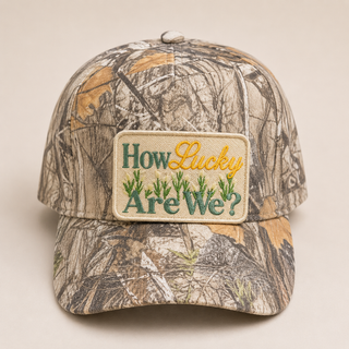 How Lucky Are We Camo Hat