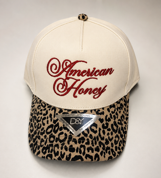 American Honey Leopard Brim Hat