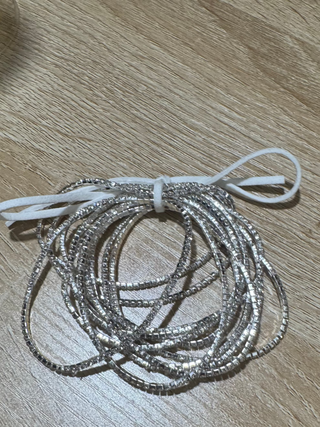 Silver Starlight Stretch Bracelet Set