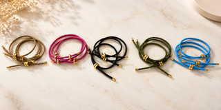Golden Coast Leather Wrap Bracelet