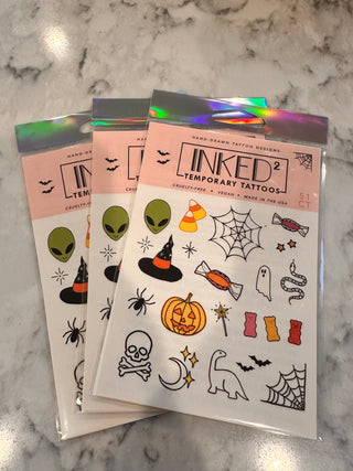 Halloween Temporary Tattoos