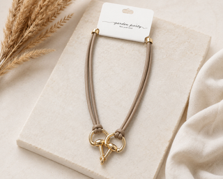 Saddle Chic Cord Necklace