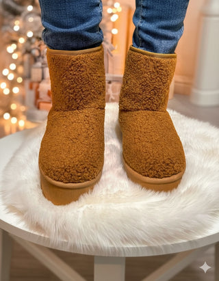 Platform Camel Boots